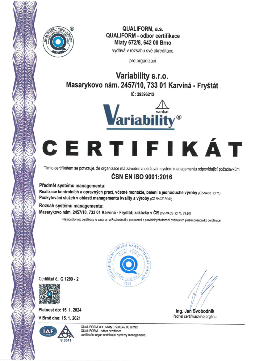 Certifikát ISO9001_CZ